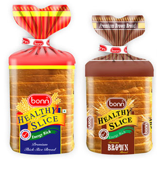 HEALTHY SLICE BROWN PLASTIC WRAPPERS