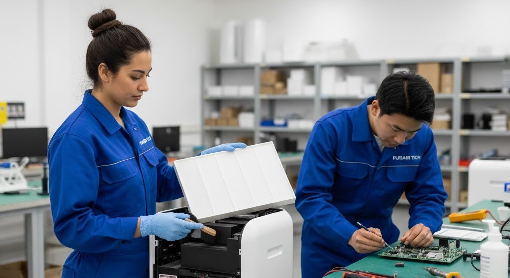 Repairments on Air Purifier